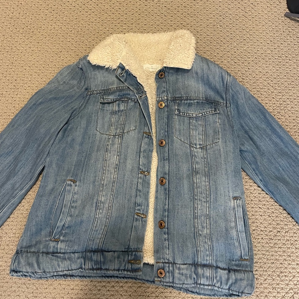 Macy’s Jean Jacket w/ Fur